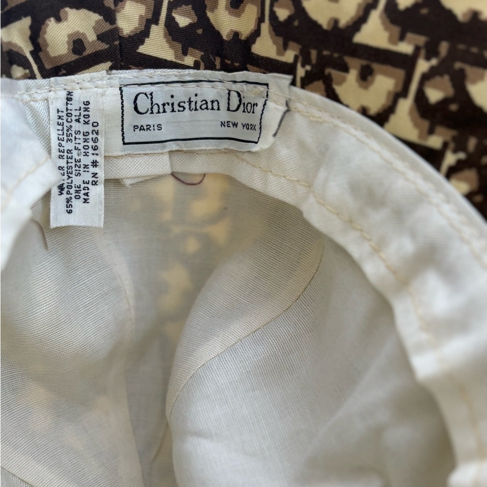 Vintage CHRISTIAN DIOR Bucket hat - Picture 3 of 4